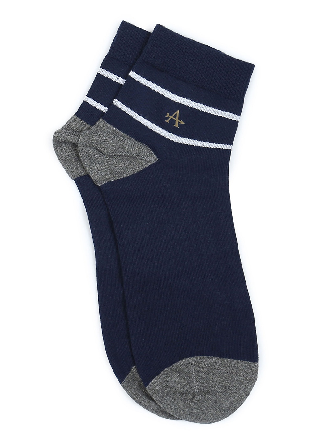 

Arrow Pure Cotton Ankle Length Socks, Blue