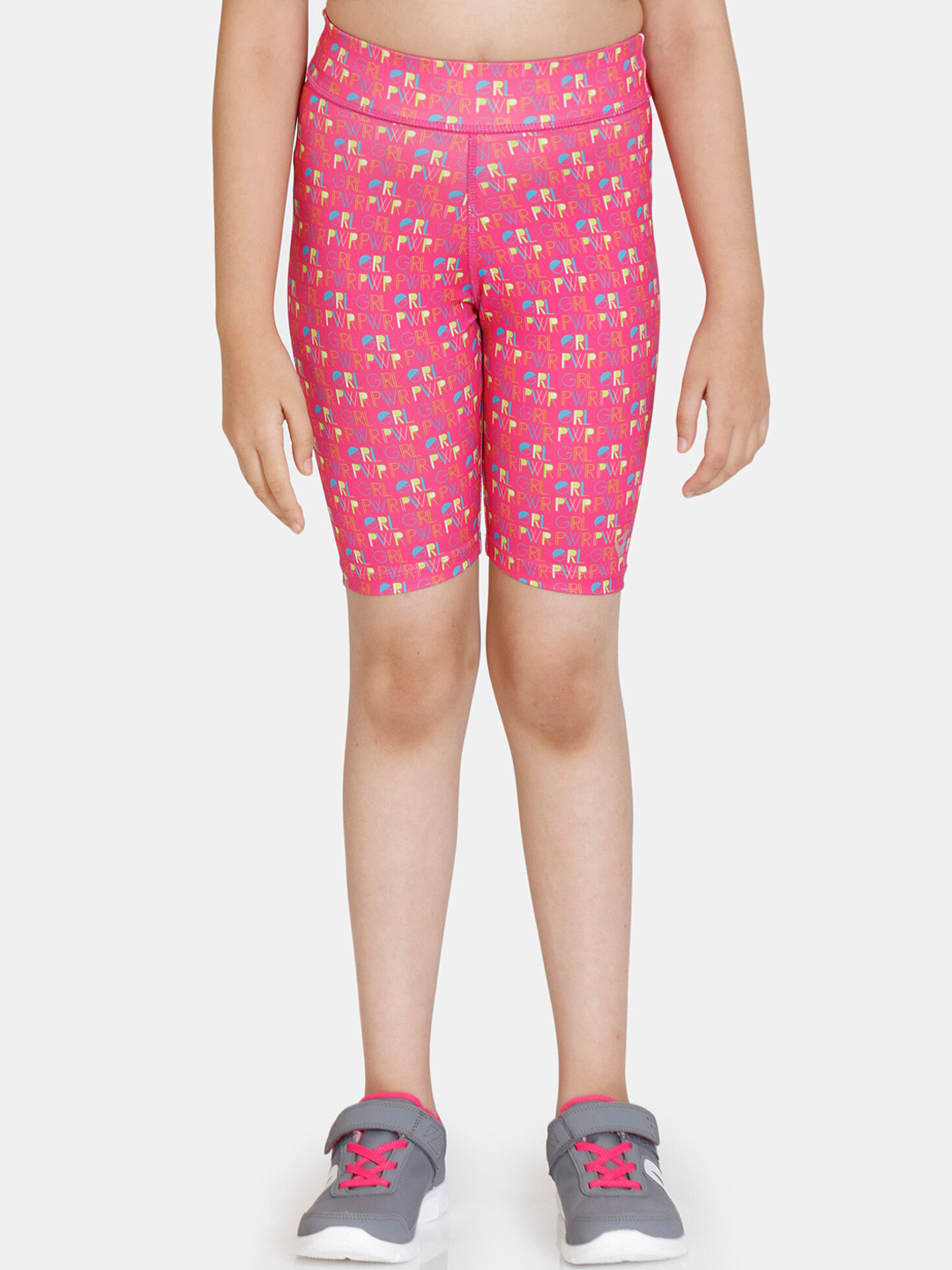 

Zelocity by Zivame Women Typography Printed Shorts, Pink