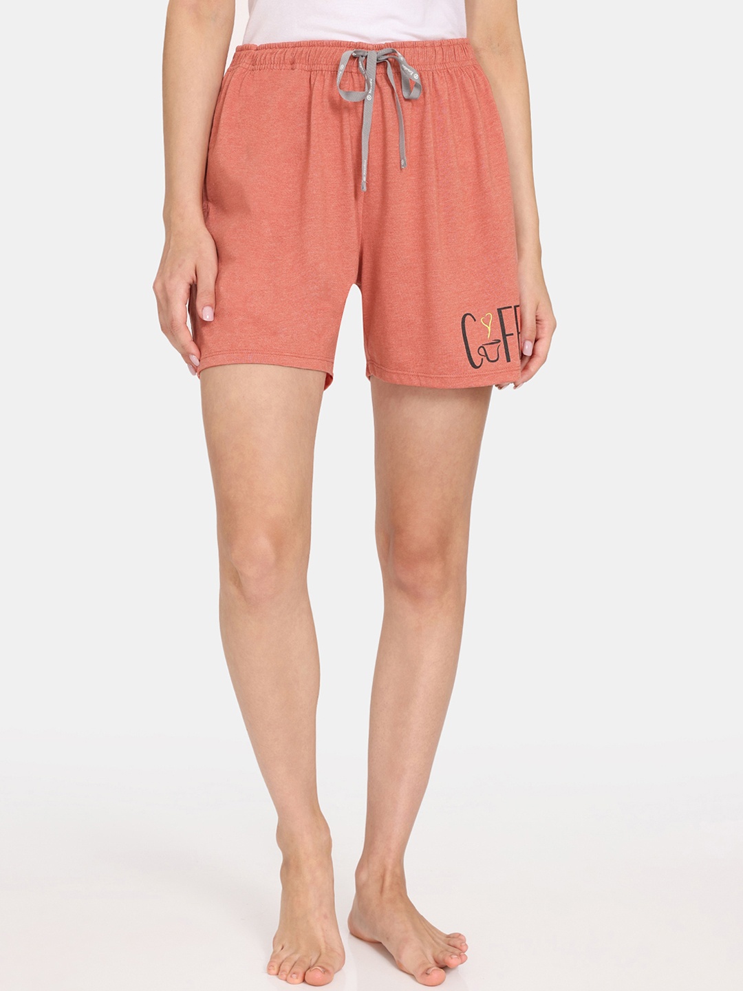 

Rosaline by Zivame Women Mid Rise Shorts, Brown