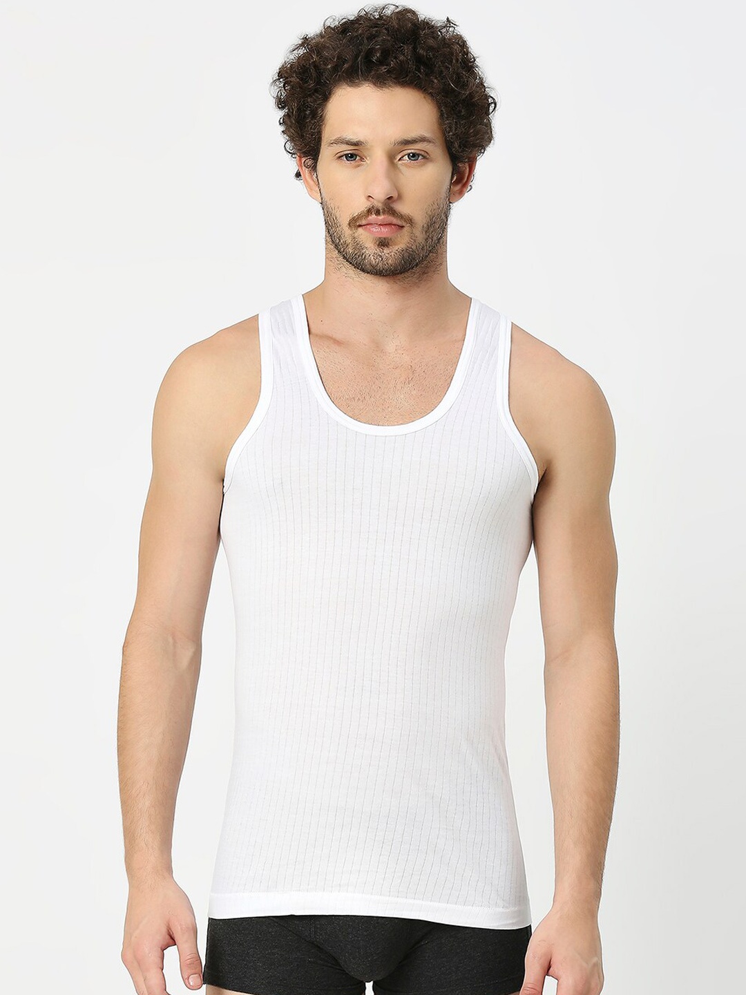 

FRENCHIE Pack Of 4 Assorted Cotton Innerwear Vests FRELT_New_P4_110