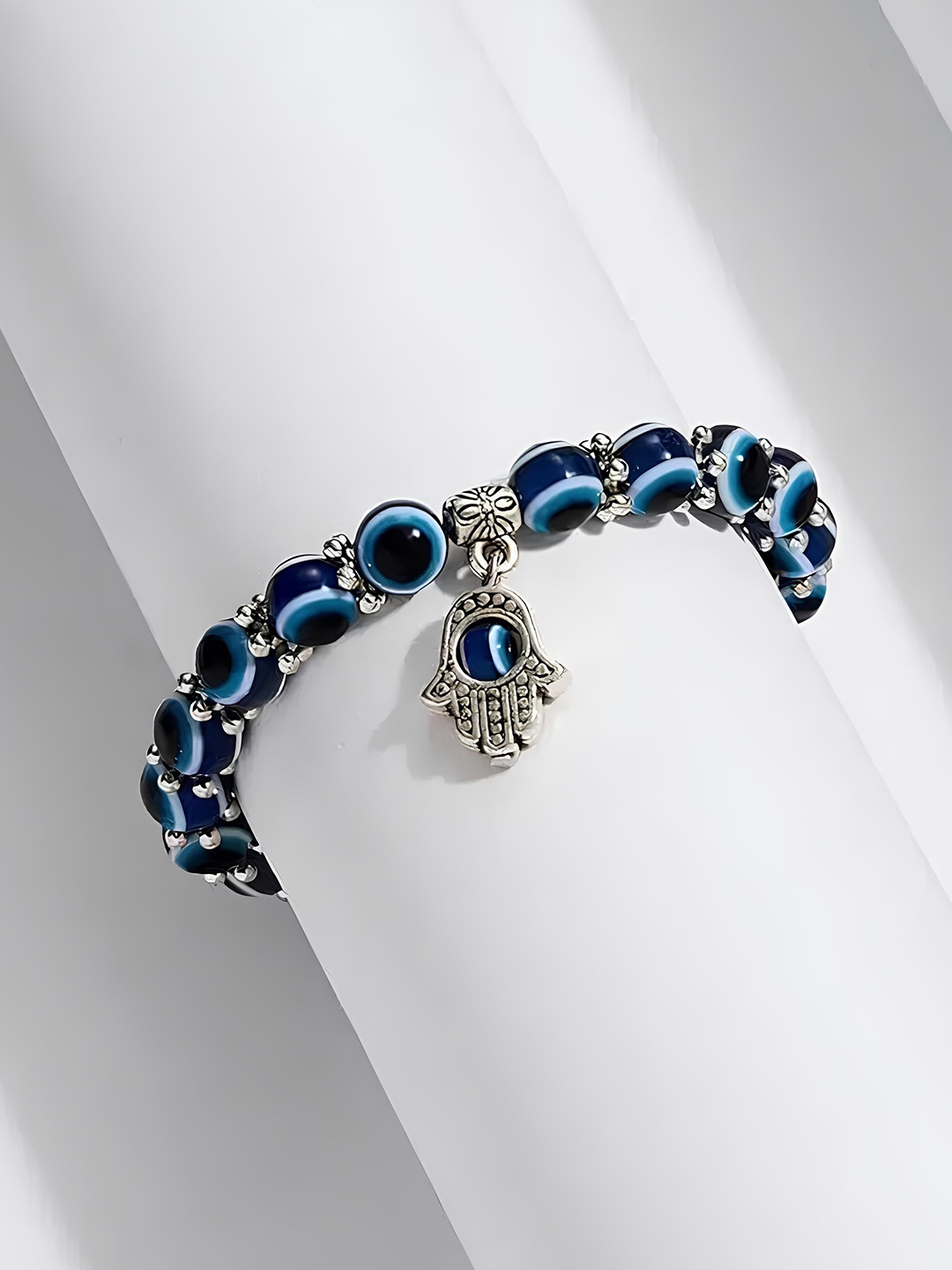 

KARISHMA KREATIONS Unisex Set Of 2 Charm Bracelet, Blue