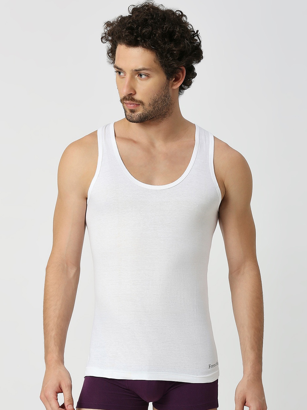 

FRENCHIE Pack Of 6 Assorted Pure Cotton Innerwear Vests FR-MI-VS-OXYRN-10P-95-PO6