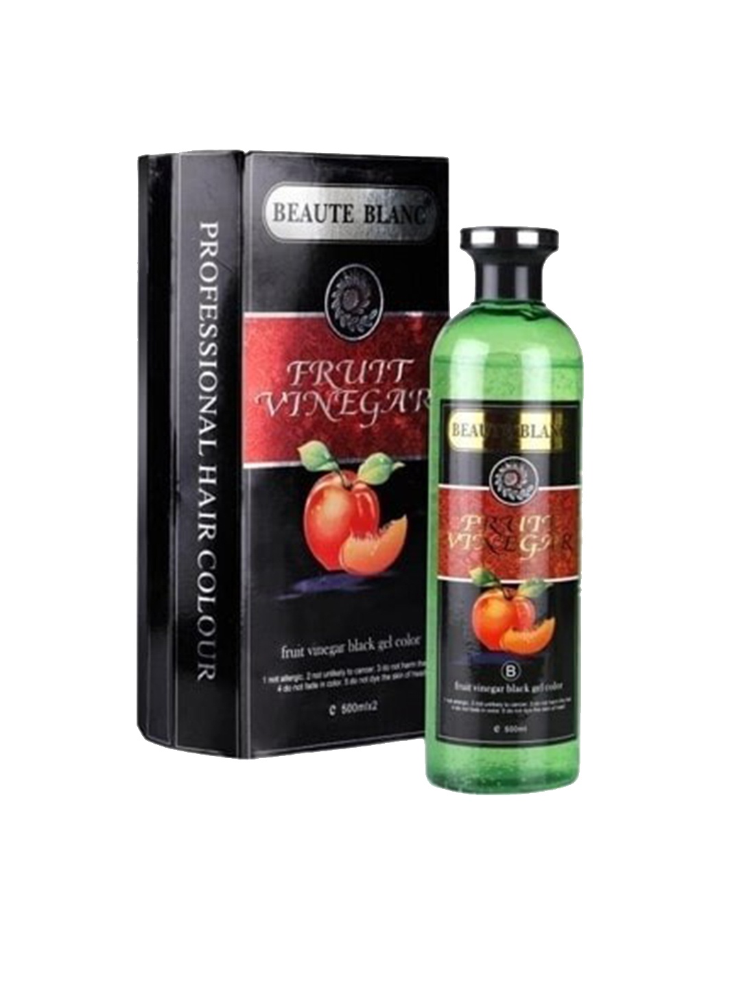 

Beaute Blanc Fruit Vinegar Gel Hair Color Dye - 500ml - Black