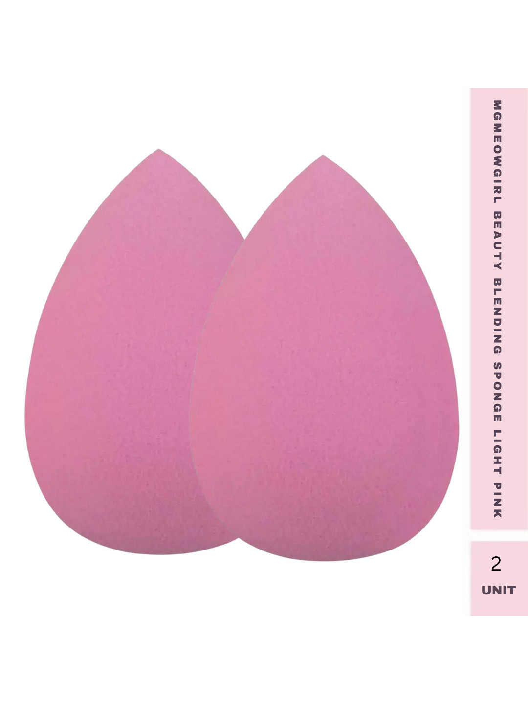 

MGmeow girl Set of 2 Latex-Free Beauty Makeup Blender - Pink