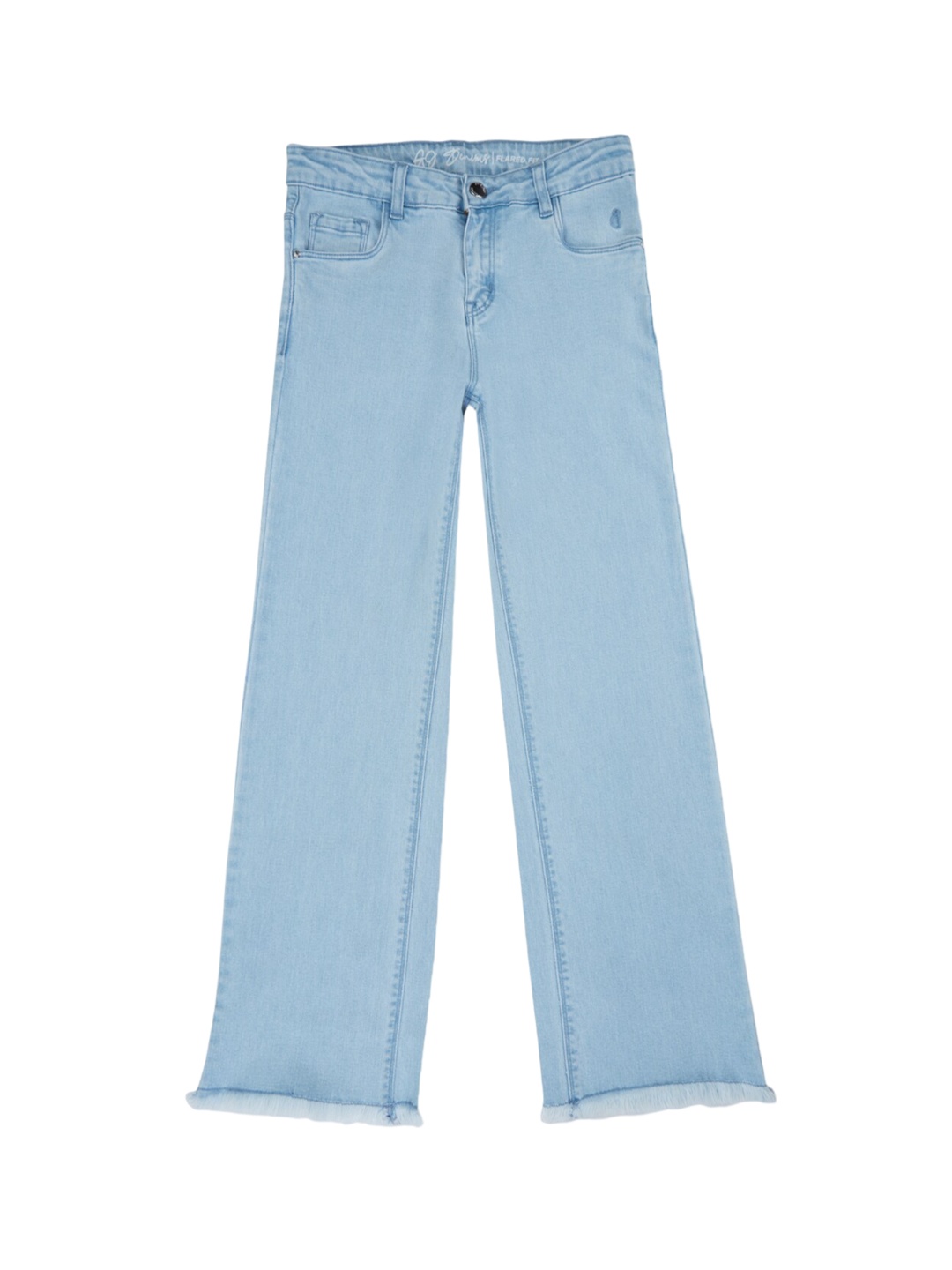 

Gini and Jony Girls Flared Mid-Rise Clean Look Jeans, Blue