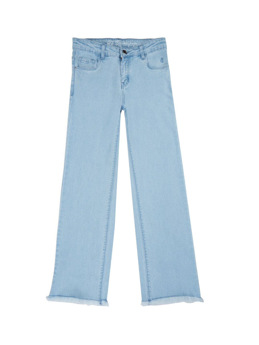 

Gini and Jony Girls Flared Mid-Rise Clean Look Jeans, Blue