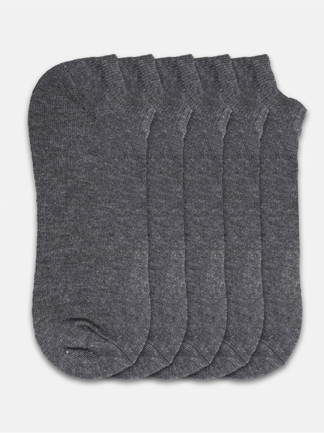 

BAESD Kids Pack Of 5 Ankle-Length Socks, Charcoal