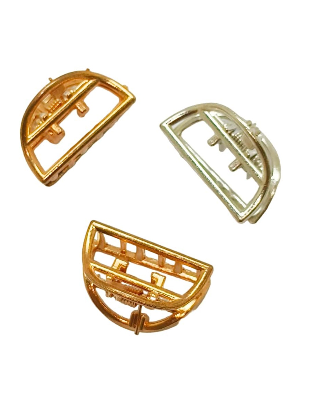 

FEMMIBELLA Set of 3 Claw Clip, Gold