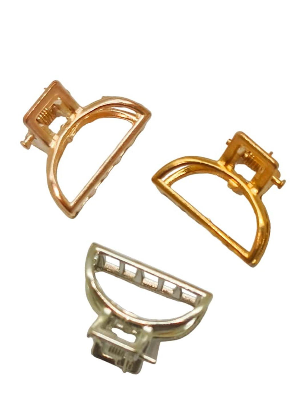 

FEMMIBELLA Set of 3 Claw Clip, Gold