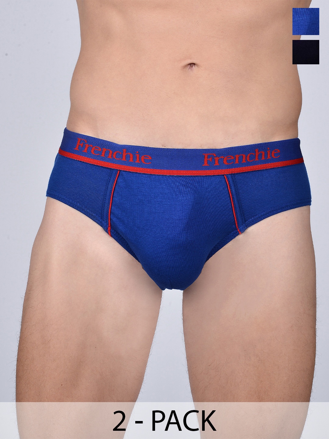 

FRENCHIE Pack Of 2 Assorted Basic Briefs FR-MI-BF-PRO-10P-110-PO2