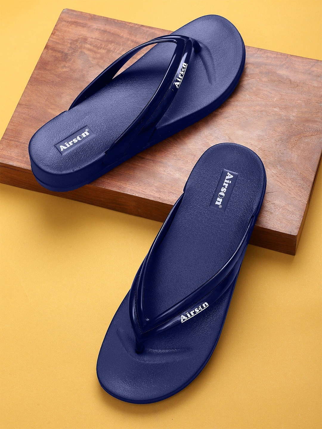 

Airson Women Thong Flip-Flops, Navy blue