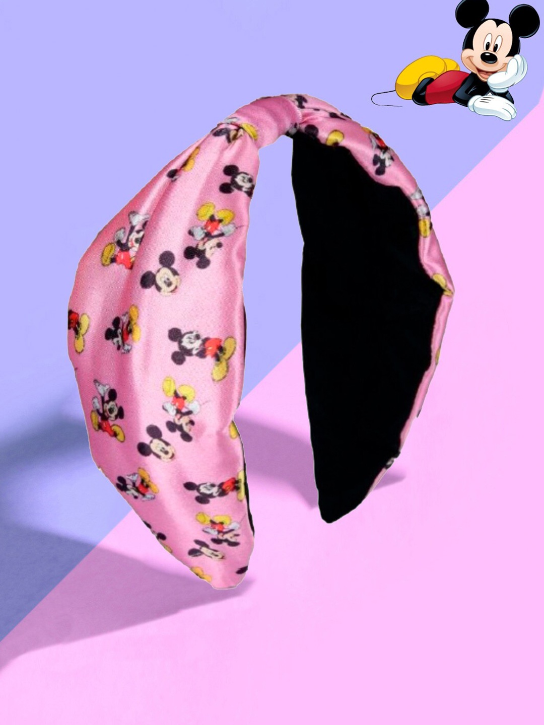 

OOMPH Girls Mickey Mouse Printed Hairband, Pink