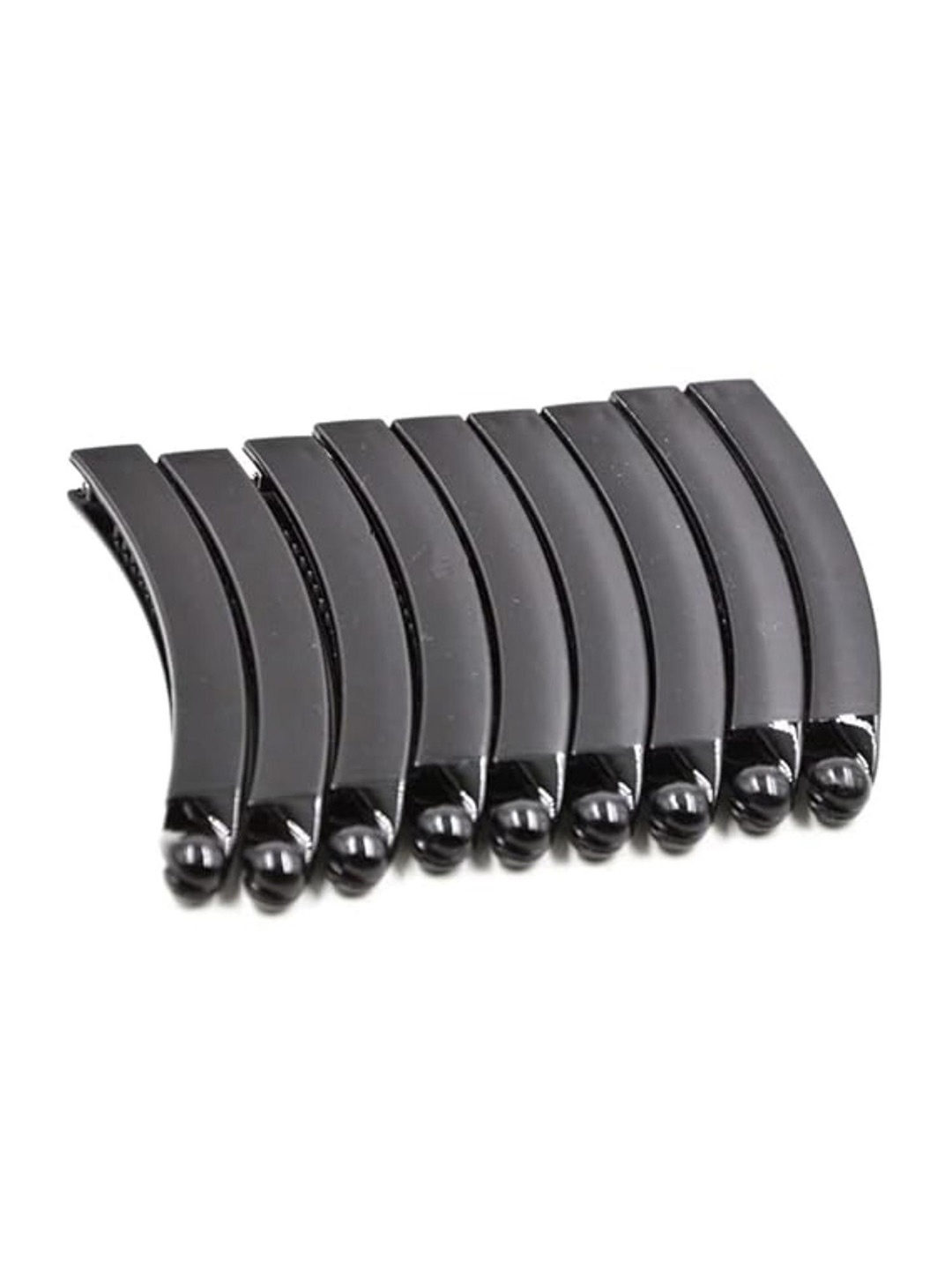 

DN Creation Women Set Of 3 Banana Clip, Black