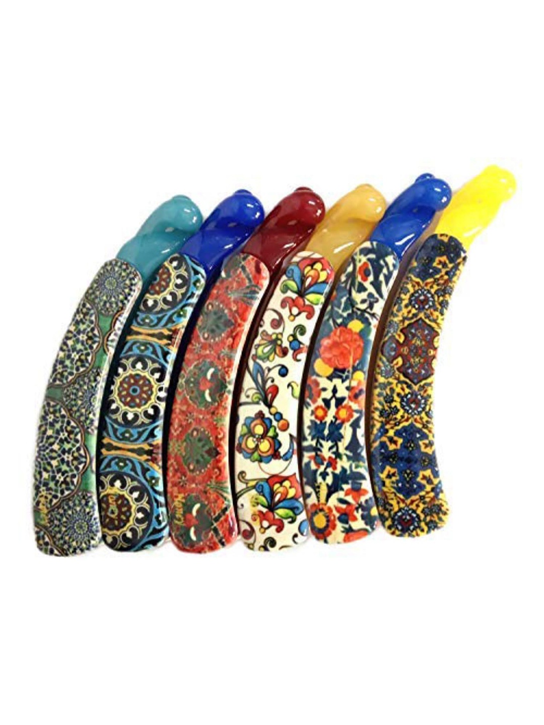 

DN Creation Set of 3 Assorted Printed Banana Clip