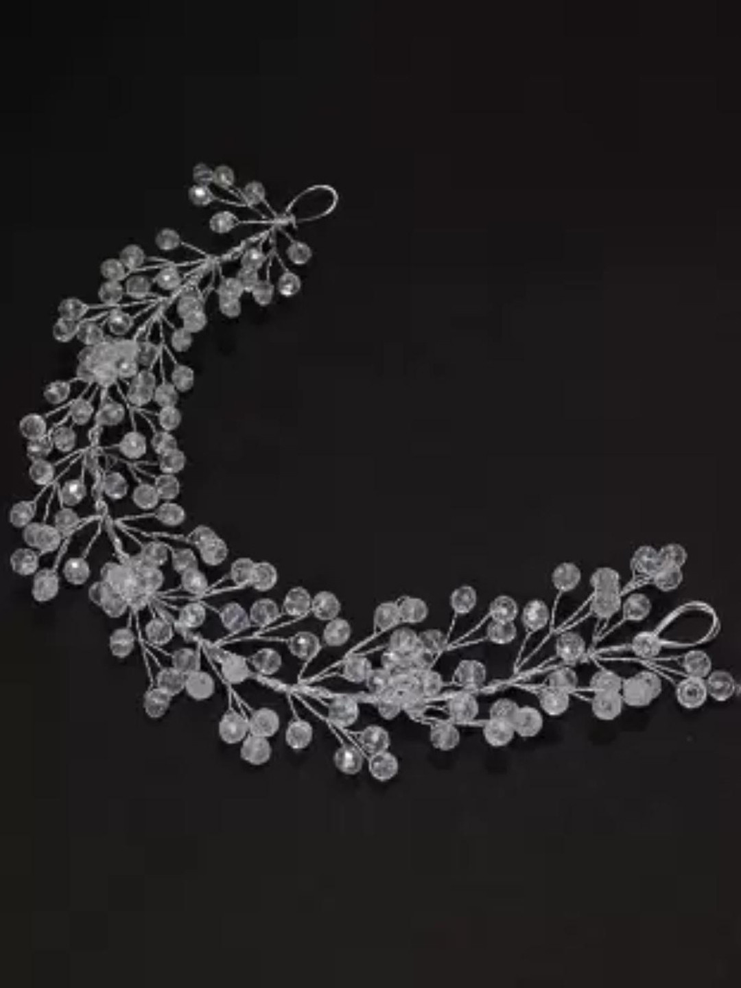 

DN Creation Embellished Crystal Tiara, Silver