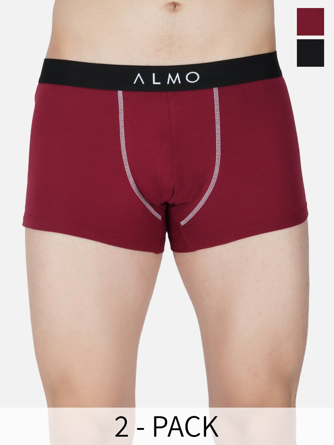 

Almo Wear Pack Of 3 Anti Microbial Trunk CE-T-GROL, Grey
