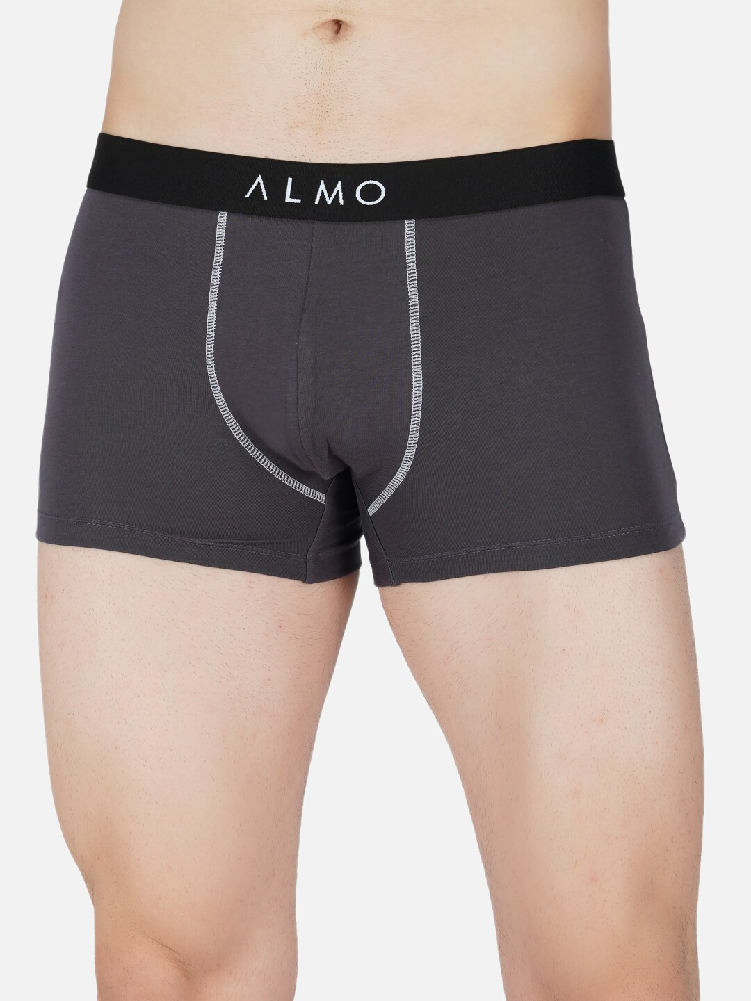 

Almo Wear Pack Of 3 Anti Microbial Cotton Trunk CE-T-GBLOL, Grey