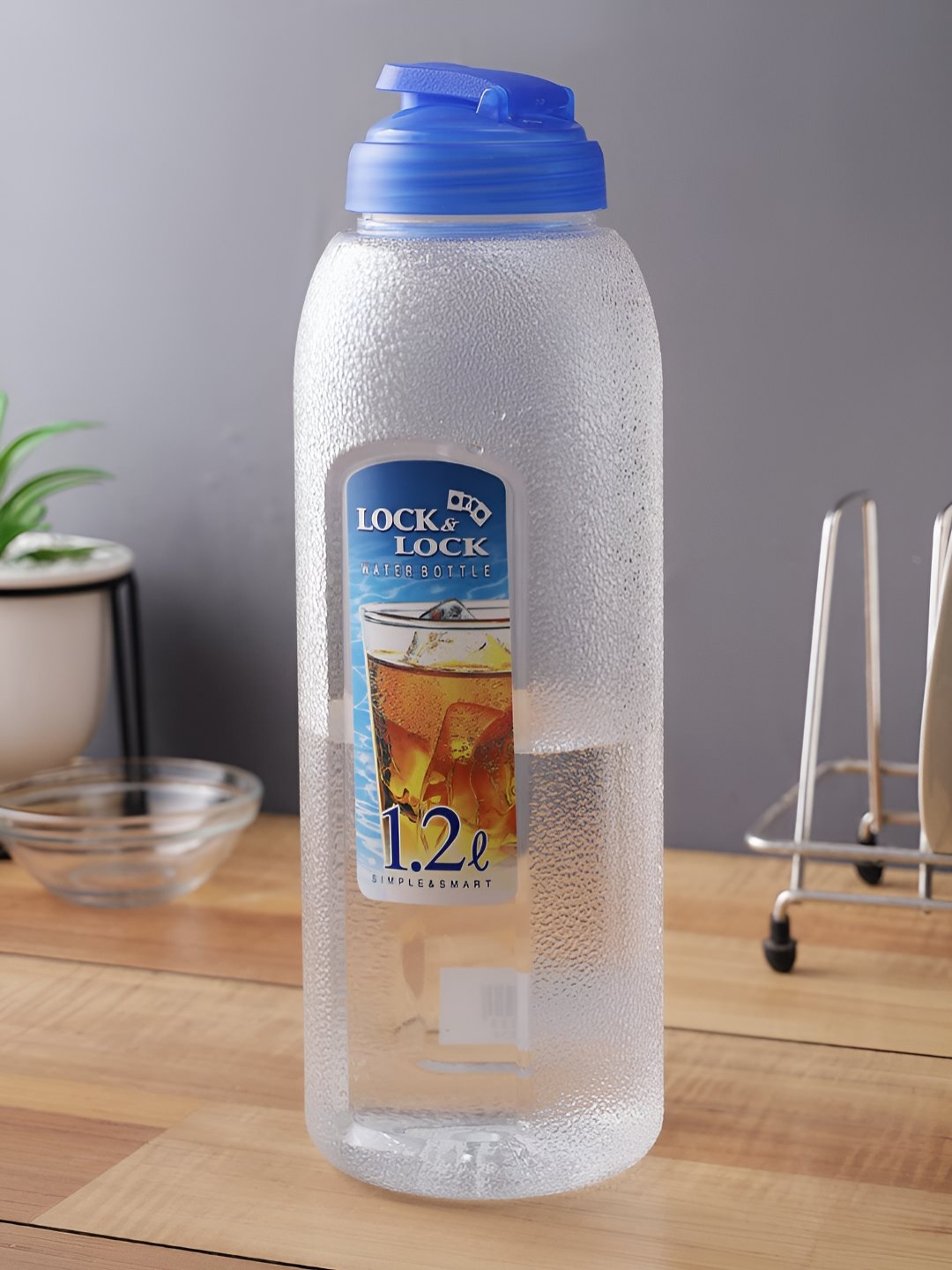 

Lock & Lock Transparent & Blue 3 Pieces Water Bottle 1.2 ltr