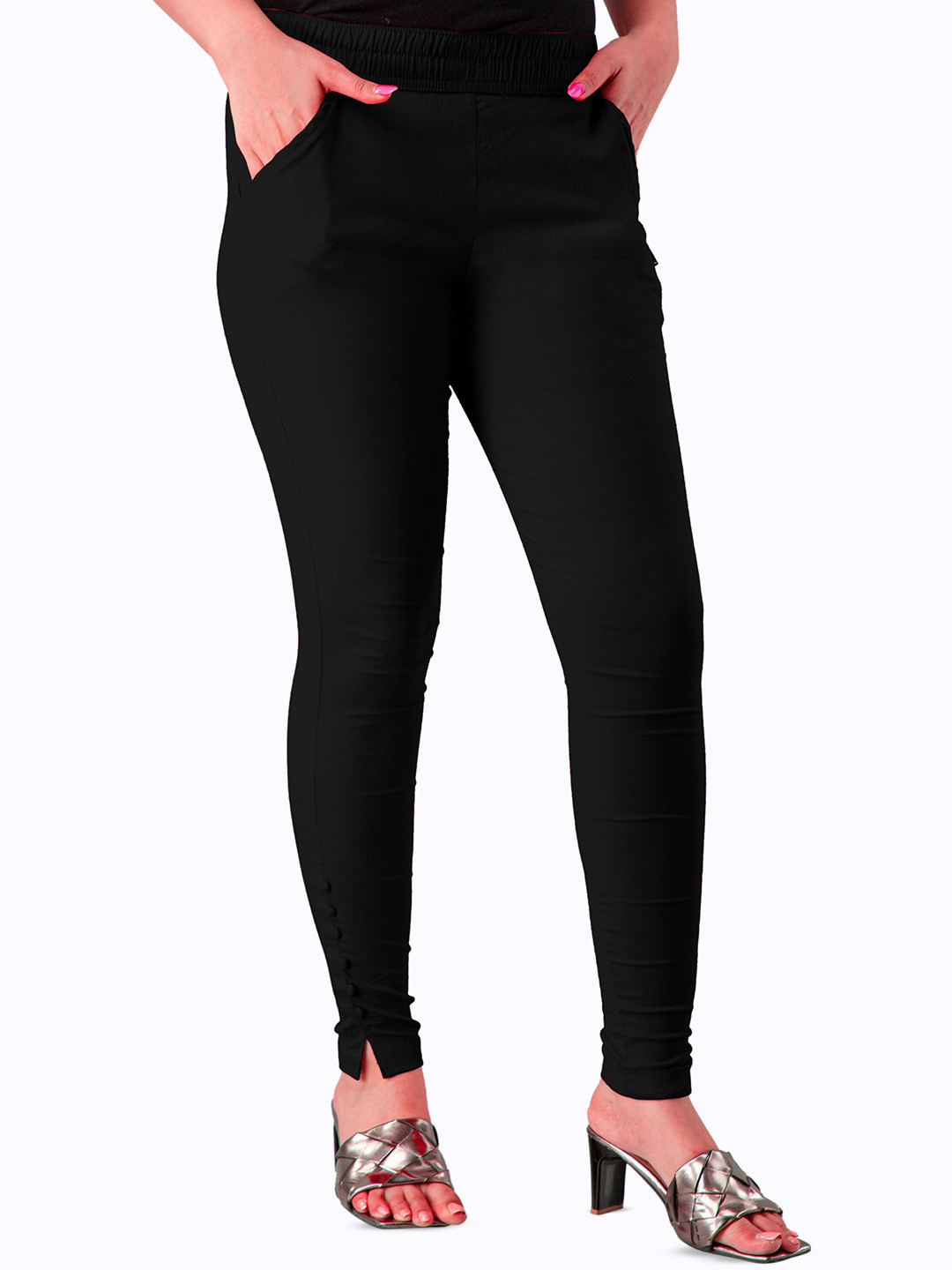 

BAESD Stretchable Slim Fit Jeggings, Black
