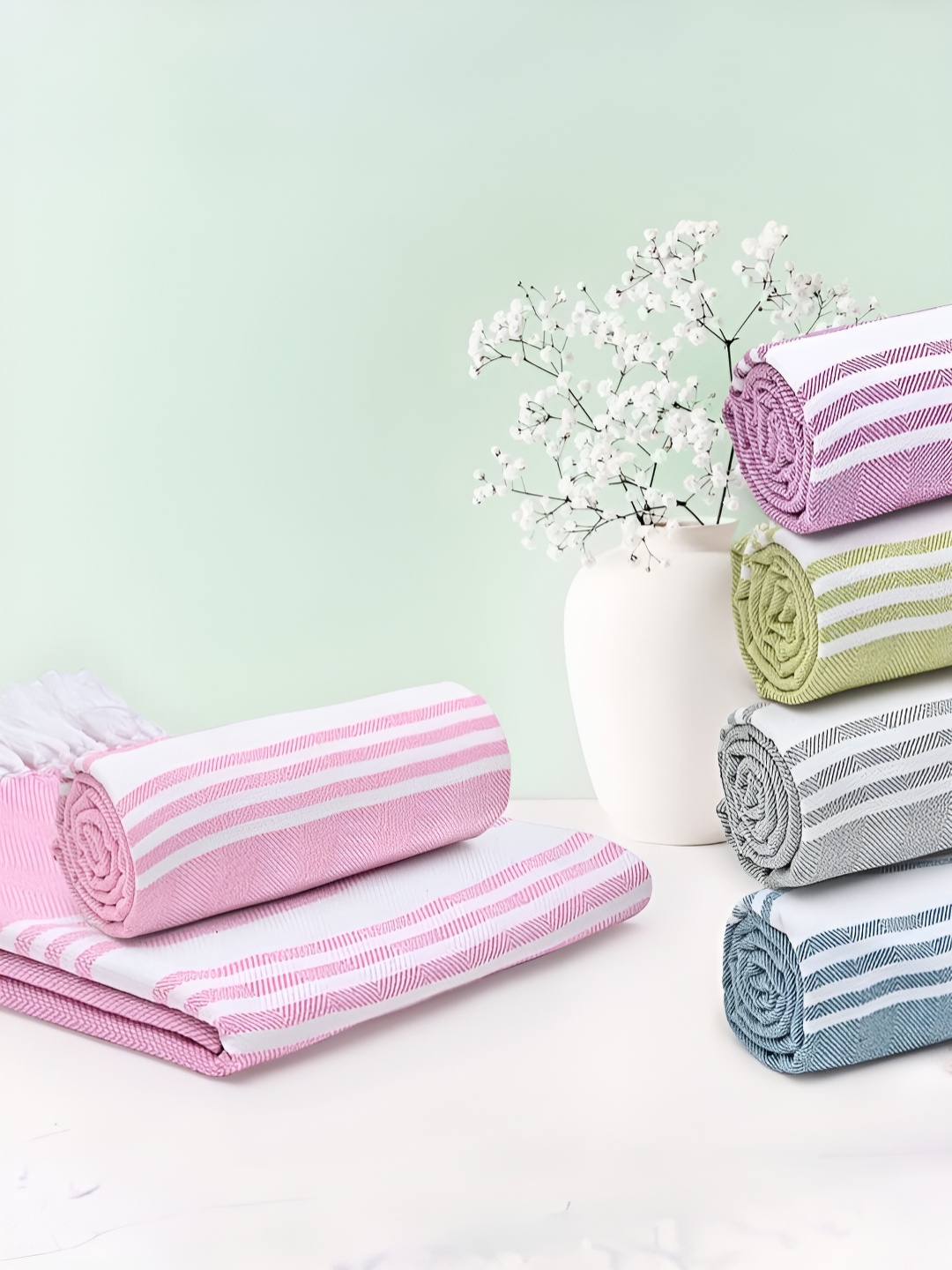 

The Better Home Pink Cotton 500 GSM Bath Towel
