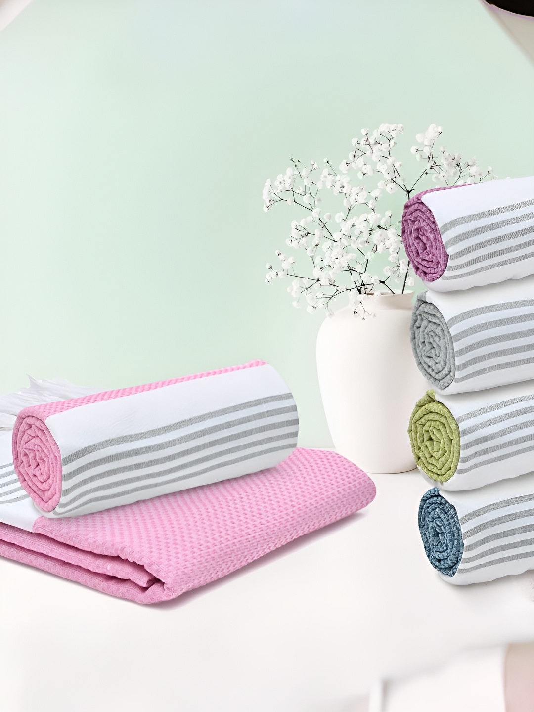 

The Better Home Pink Cotton 500 GSM Bath Towel