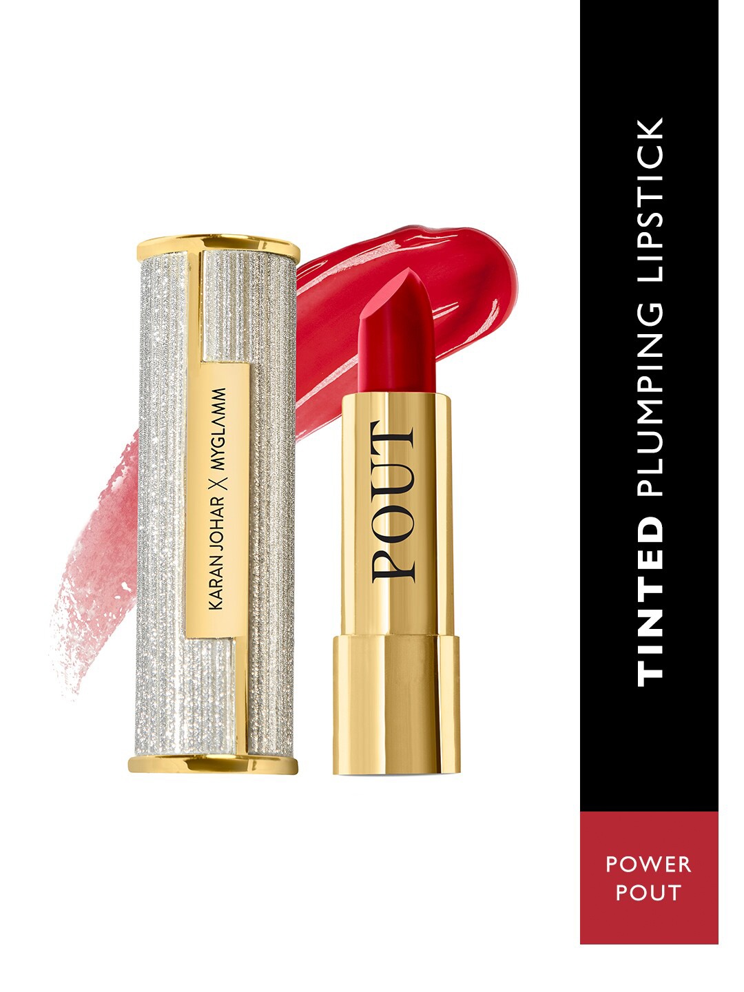 

MyGlamm Pout By Karan Johar Tinted Plumping Lipstick 3.5g - Power Pout, Red