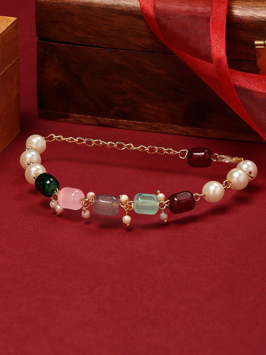 

AMI Women Gold-Plated Wraparound Bracelet