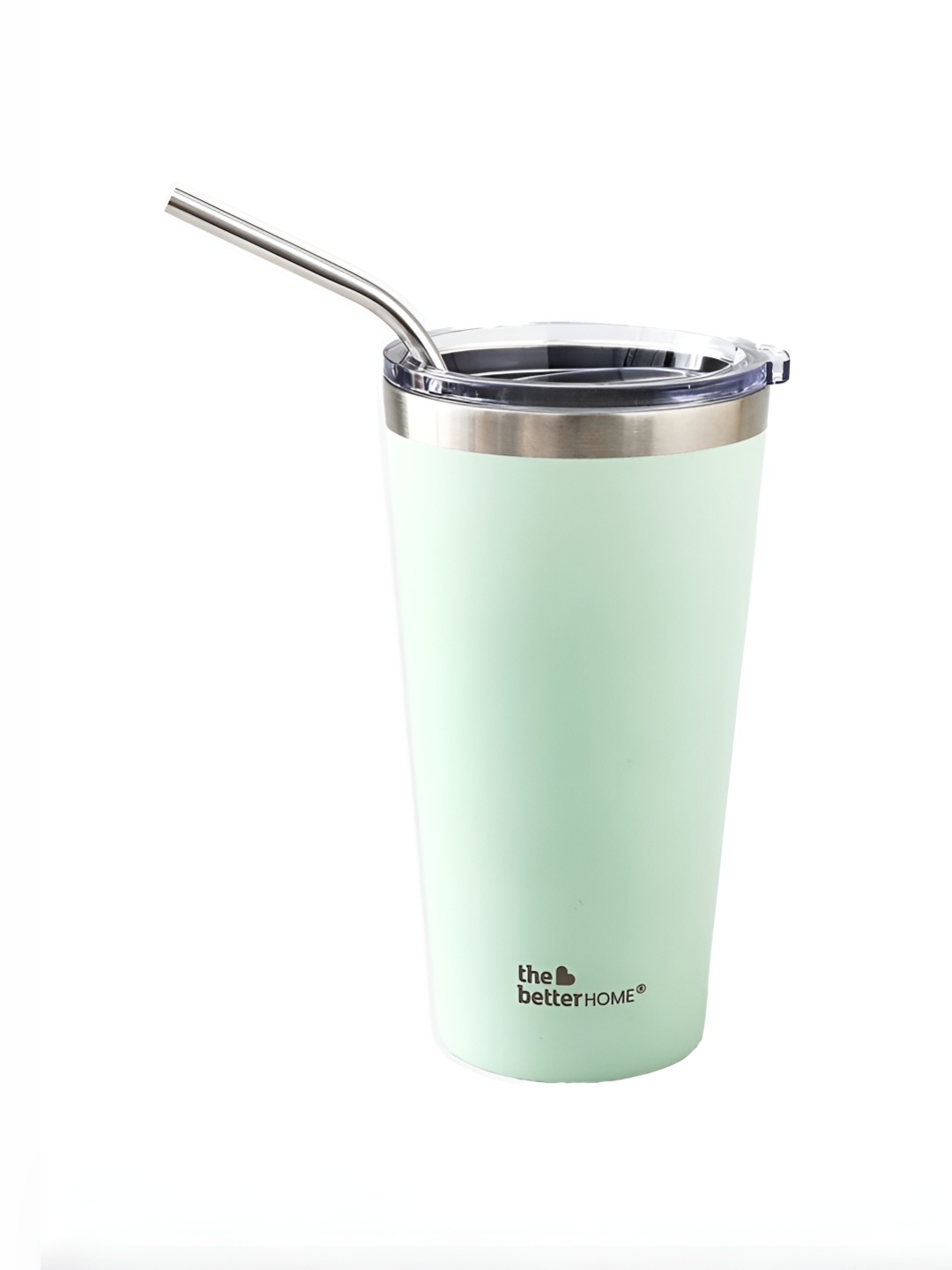 

The Better Home Green Stainless Steel Tumbler with Straw & Lid 450ml