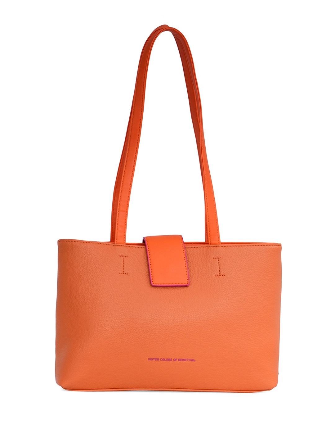 

United Colors of Benetton Structured Tote Bag, Brown