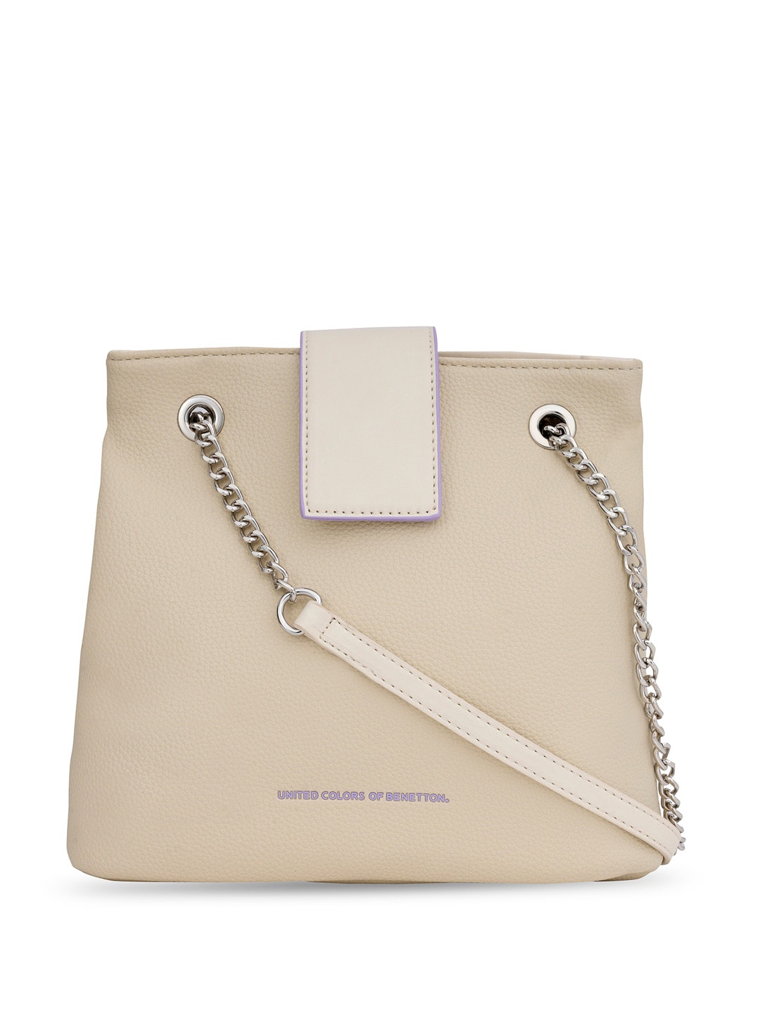 

United Colors of Benetton Structured Handheld Bag, Off white