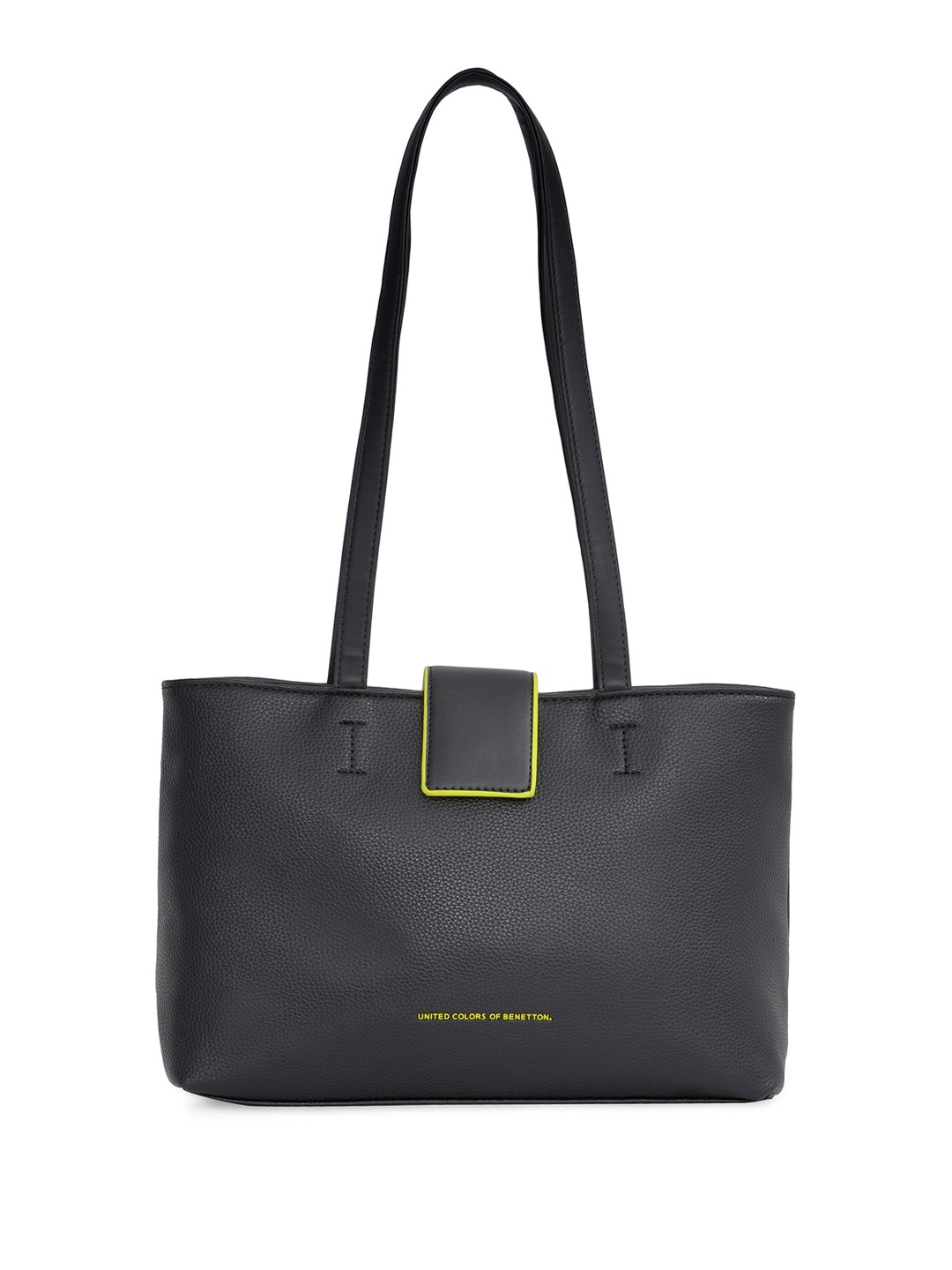 

United Colors of Benetton Structured Shoulder Bag, Black
