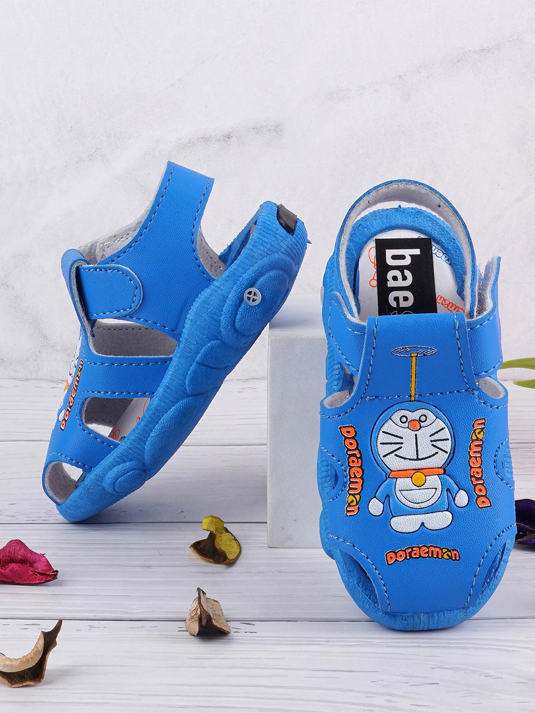 

BAESD Kids Doraemon Printed Fisherman Sandals, Blue