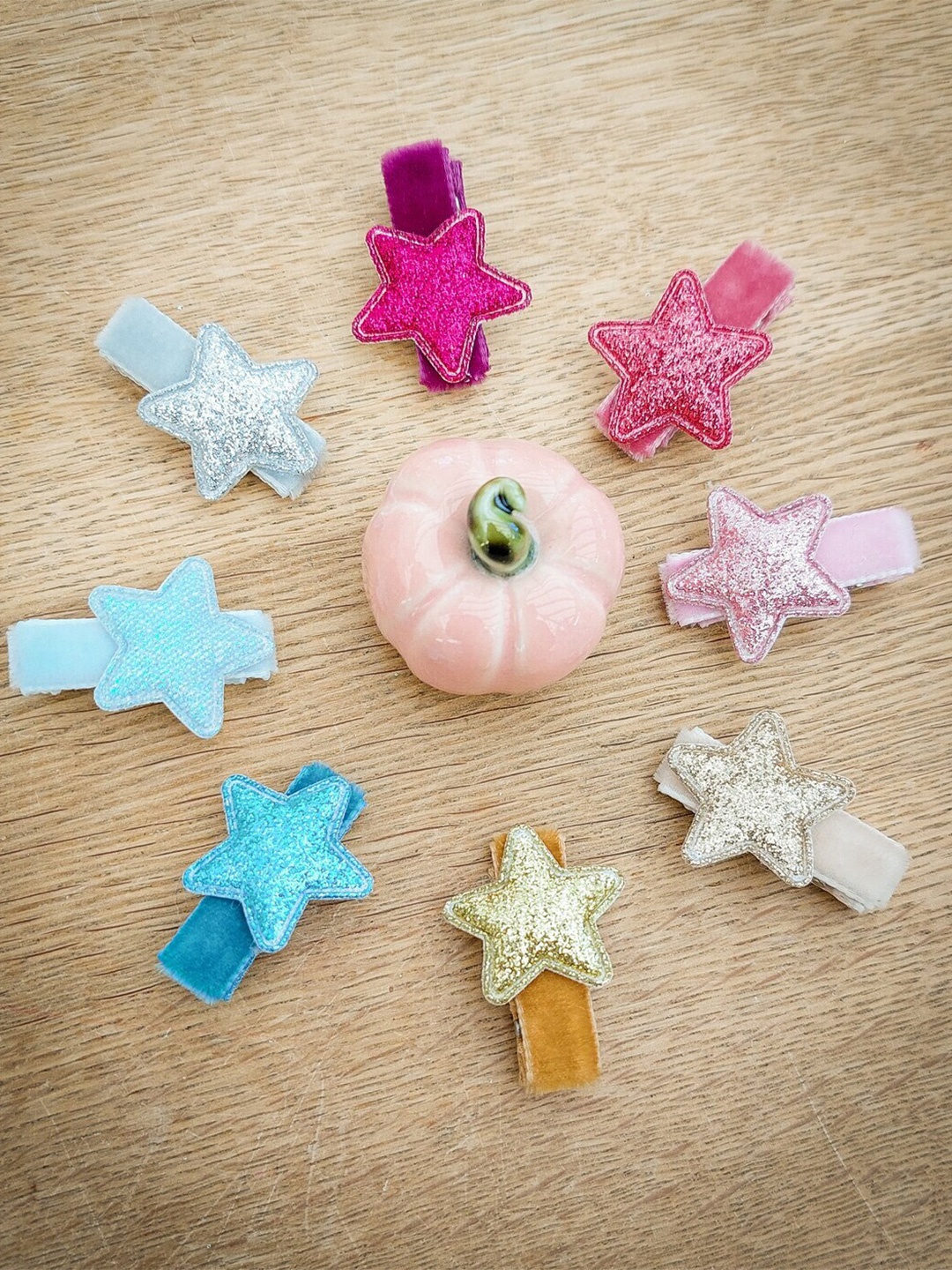 

LYTIX Girls Set Of 10 Assorted Embellished Hair Clips