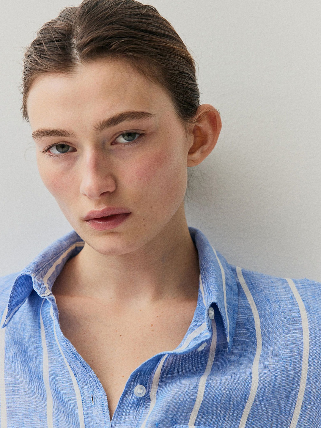 

H&M Linen Shirt, Blue