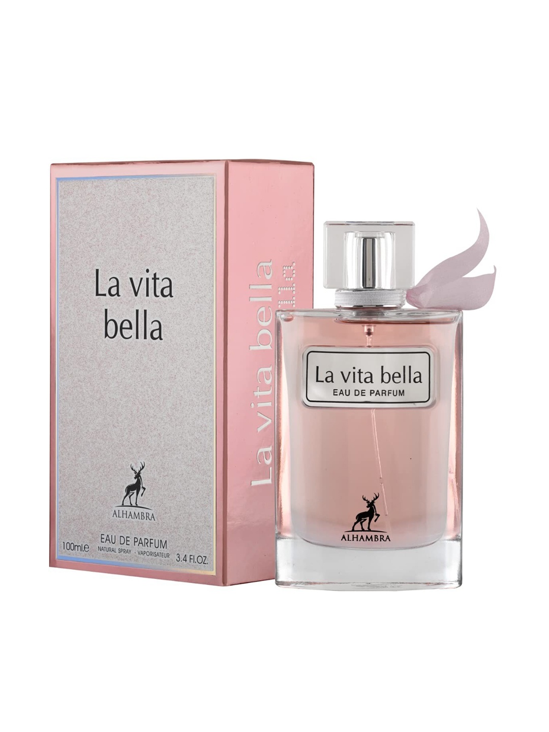 

Lattafa Women Maison Alhambra La Vita Bella Long Lasting Eau De Parfum - 100ml, Transparent
