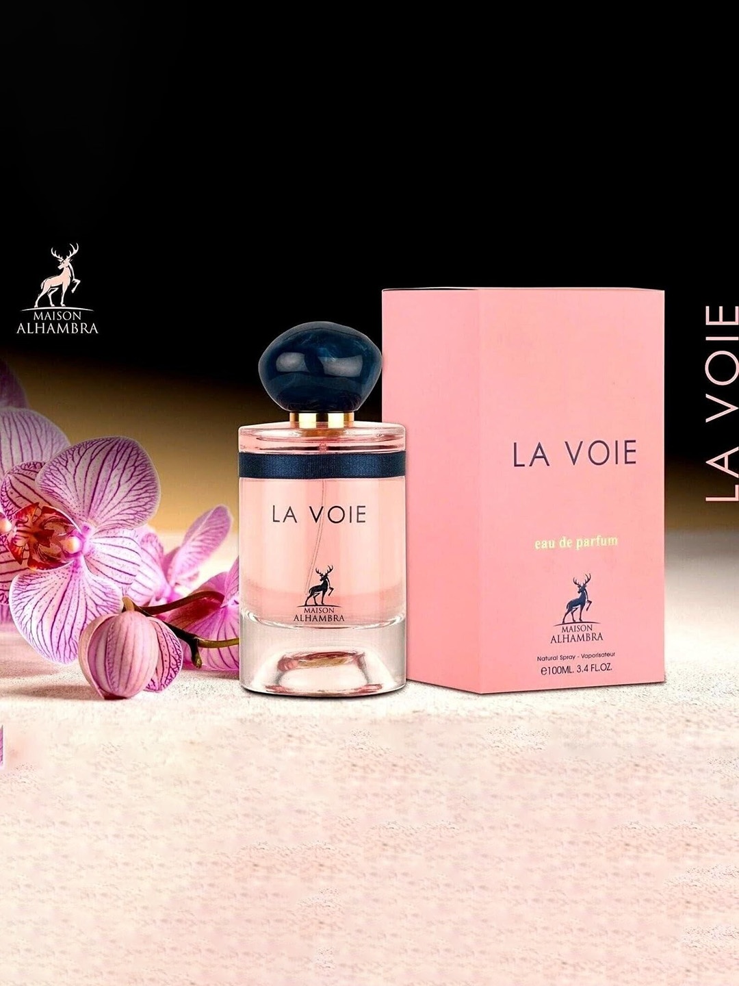 

Lattafa Women Maison Alhambra La Voie Long Lasting Eau De Parfum - 100ml, Transparent