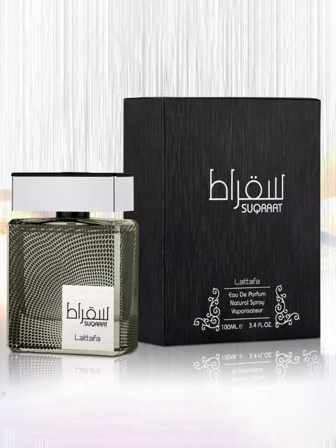 

Lattafa Suqraat Eau De Parfum - 100ml, Transparent