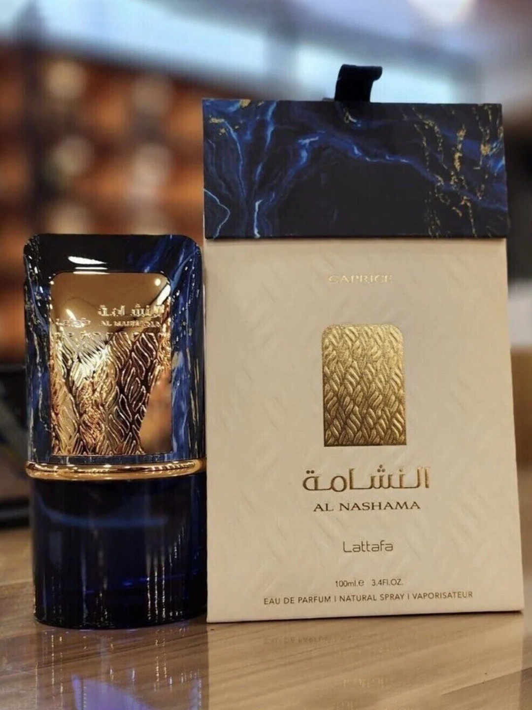 

Lattafa Al Nashama Long Lasting Eau De Parfum - 100 ml, Blue