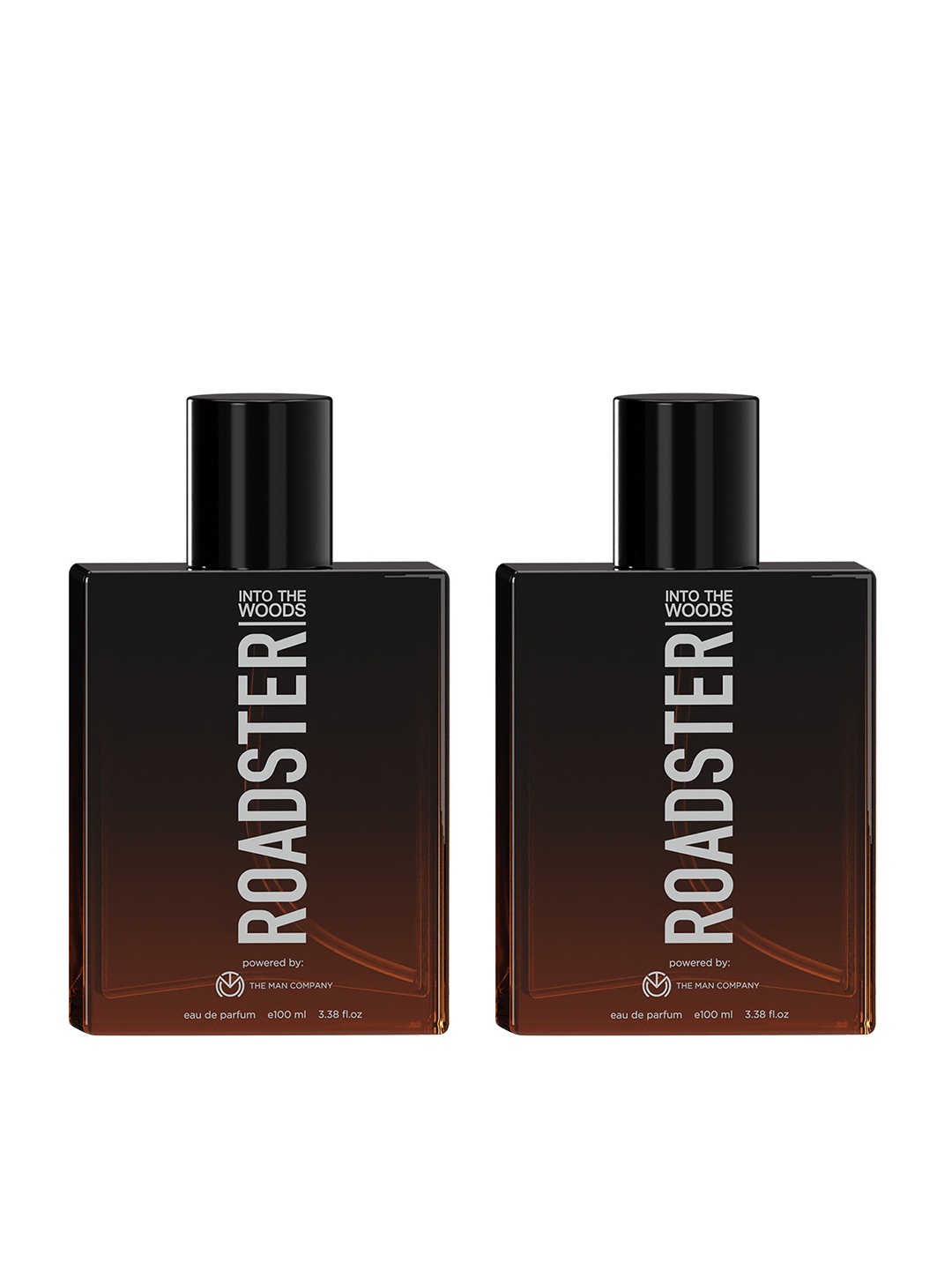 

Roadster Men Set of 2 Into The Woods Long Lasting Eau De Parfum - 100ml Each, Brown