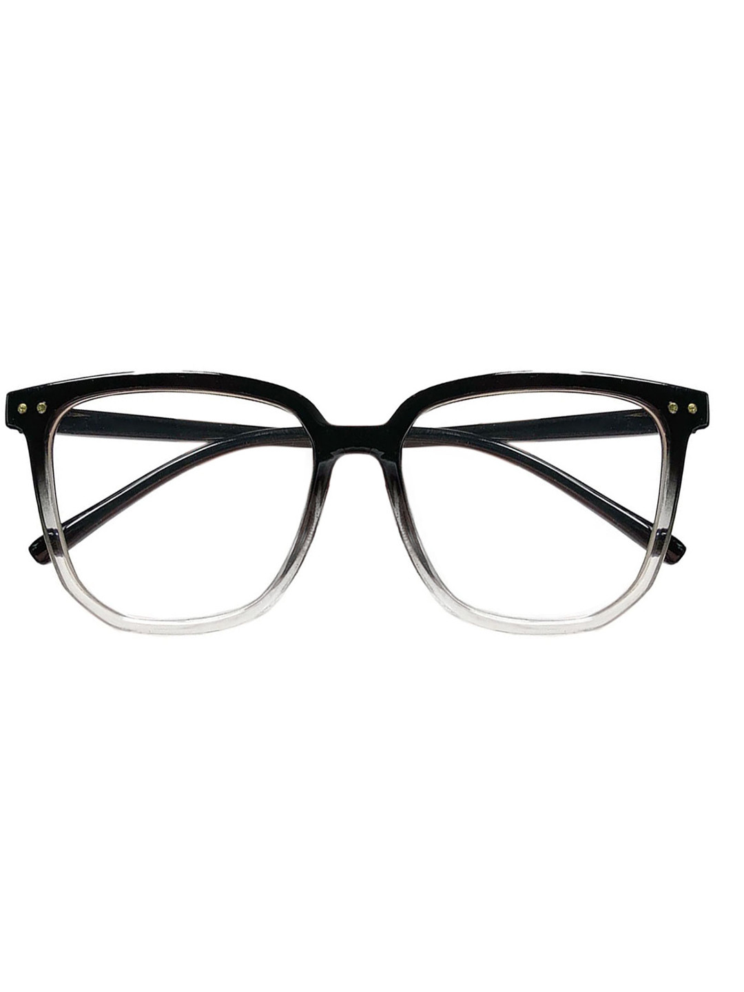 

SYGA Unisex Lightweight Full Rim Square Frames, Transparent