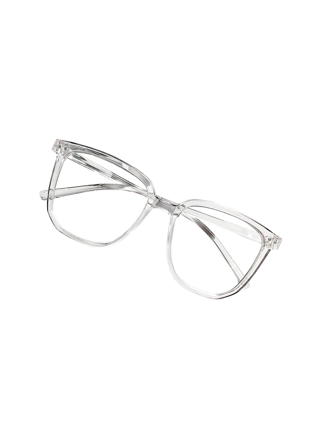 

SYGA Unisex Full Rim Square Frames, Transparent