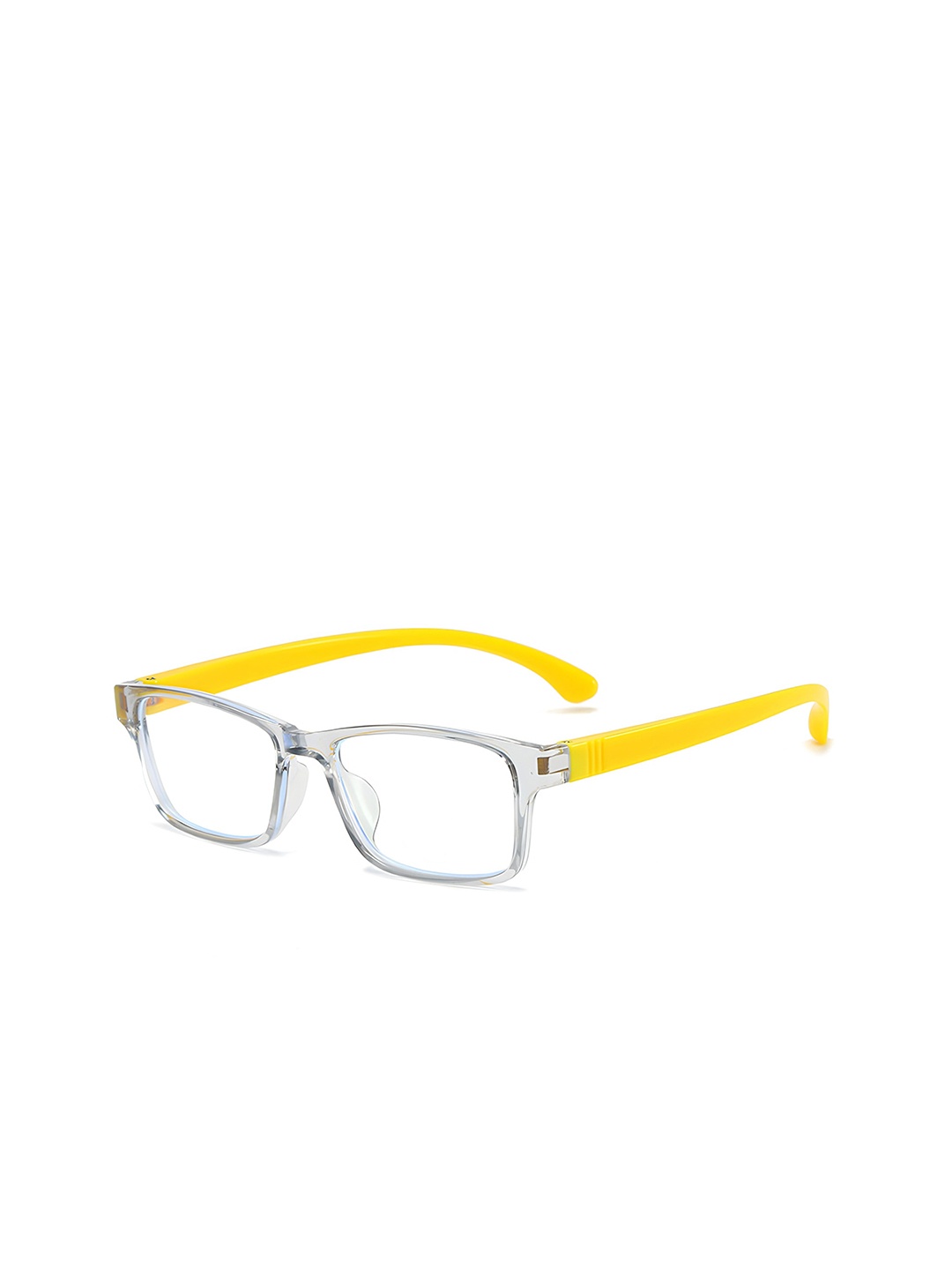 

SYGA Kids Full Rim Rectangle Frames, Yellow