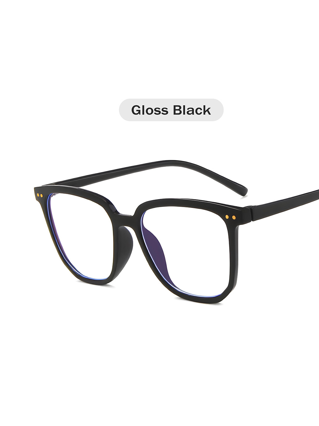 

SYGA Unisex Lightweight Full Rim Square Frames, Black