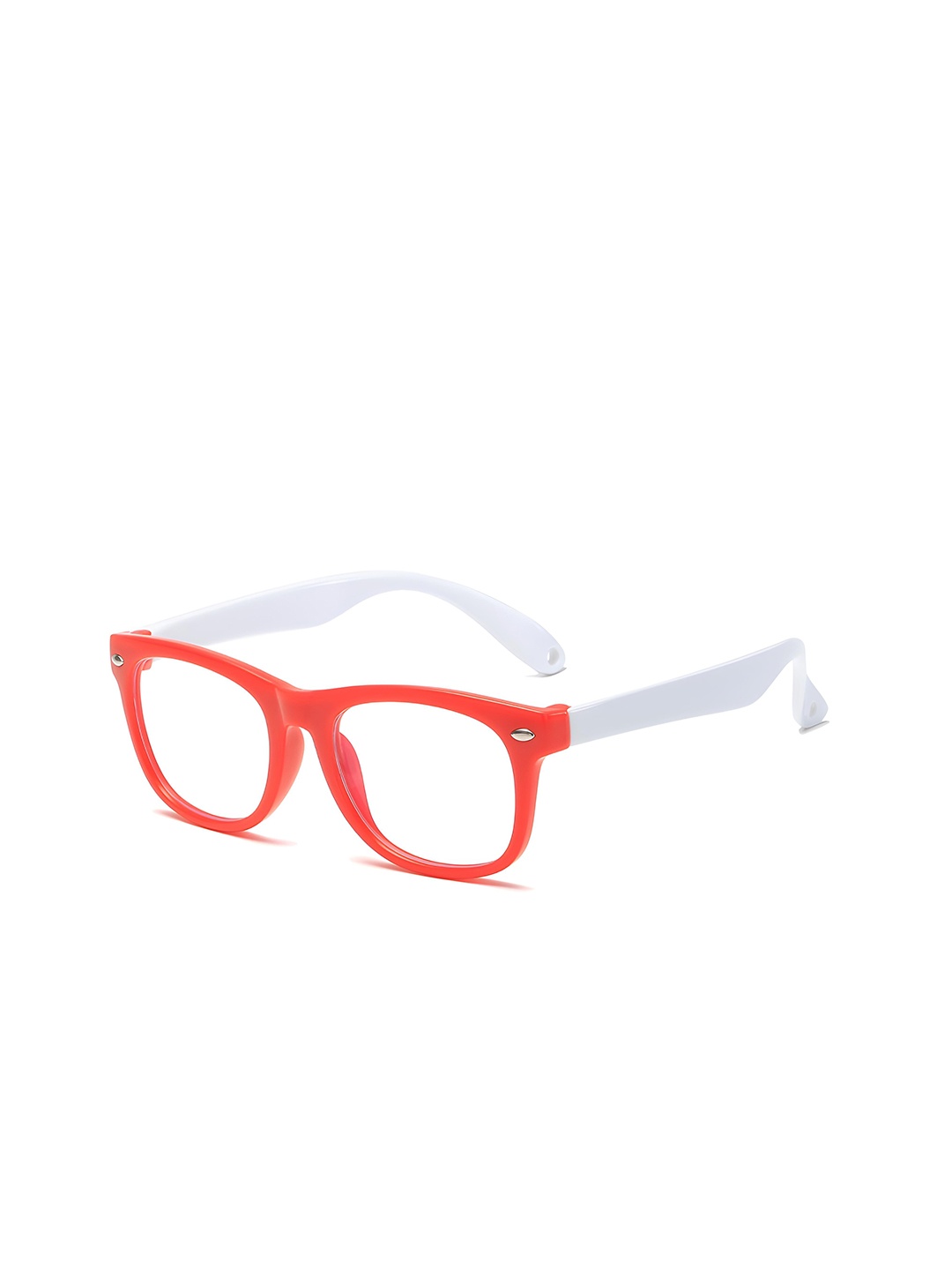 

SYGA Kids Full Rim Square Frames, Red