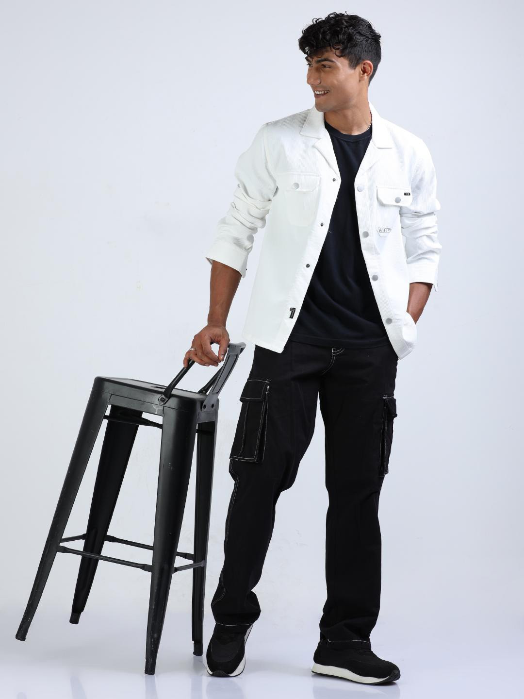 

FLY 69 Men Premium Opaque Casual Shirt, White