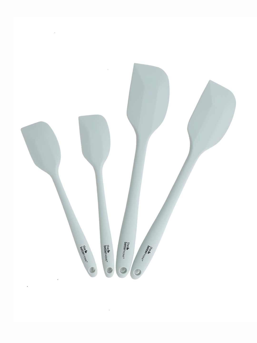 The Better Home Green 4 Pcs Silicone Spatula Set