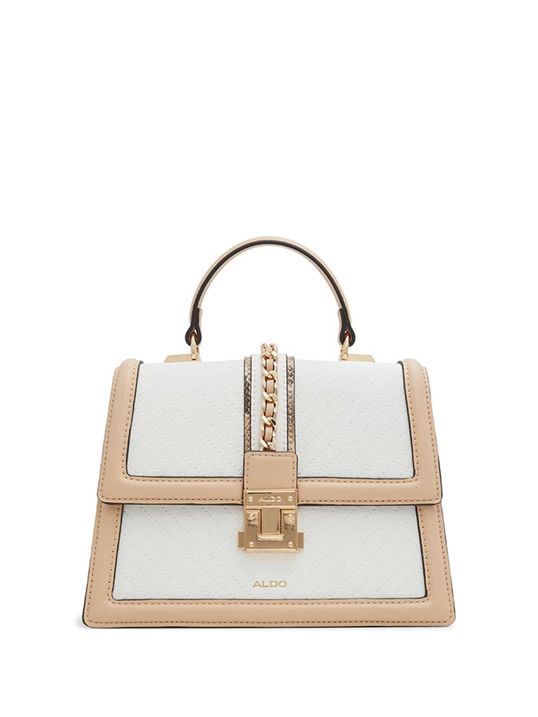 

ALDO Textured Structured Handheld Bag, White