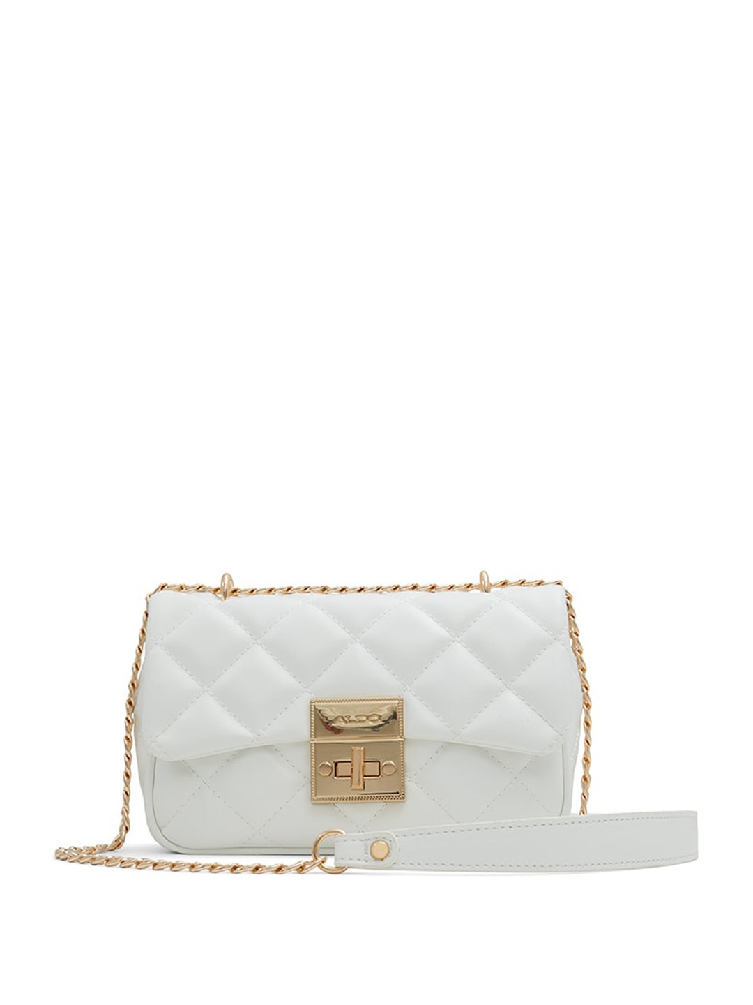 

ALDO Textured Structured Sling Bag, White