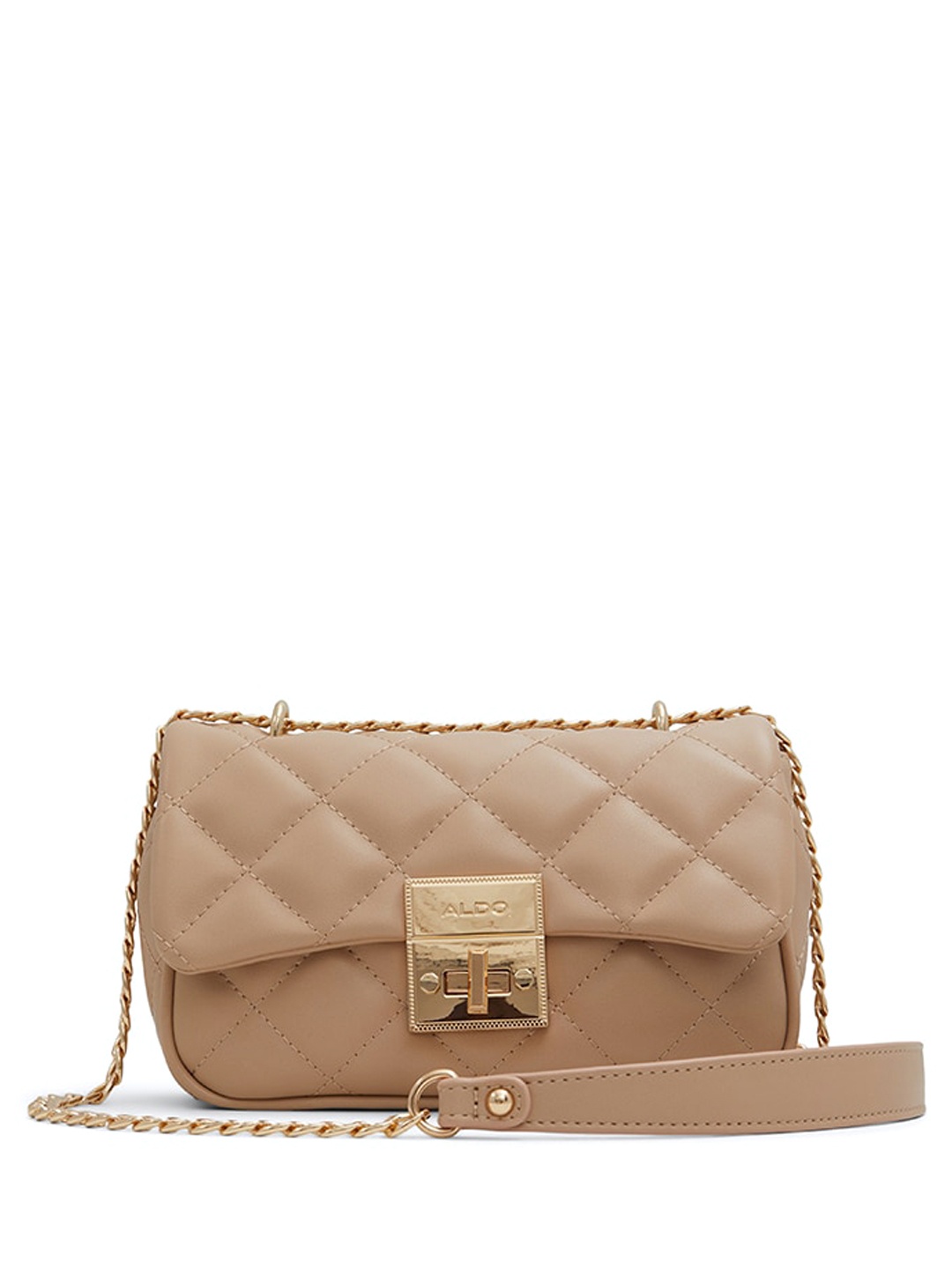 

ALDO Textured Structured Sling Bag, Brown