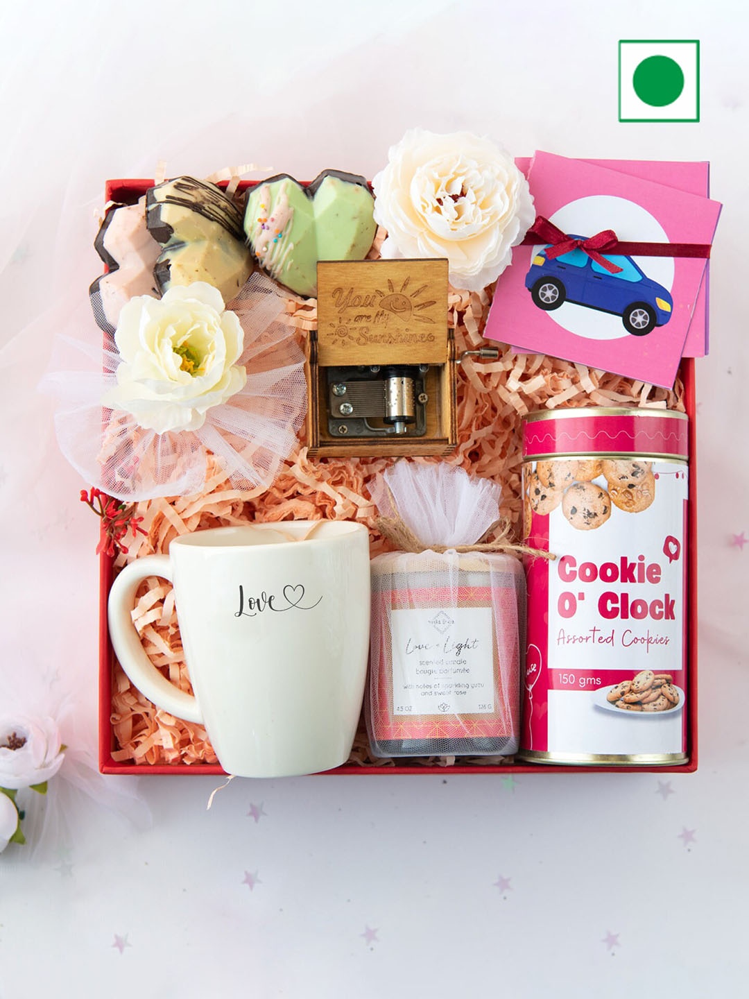 

Gifts By Rashi Cupid's Delightful Extravaganza Gift Hamper, Red